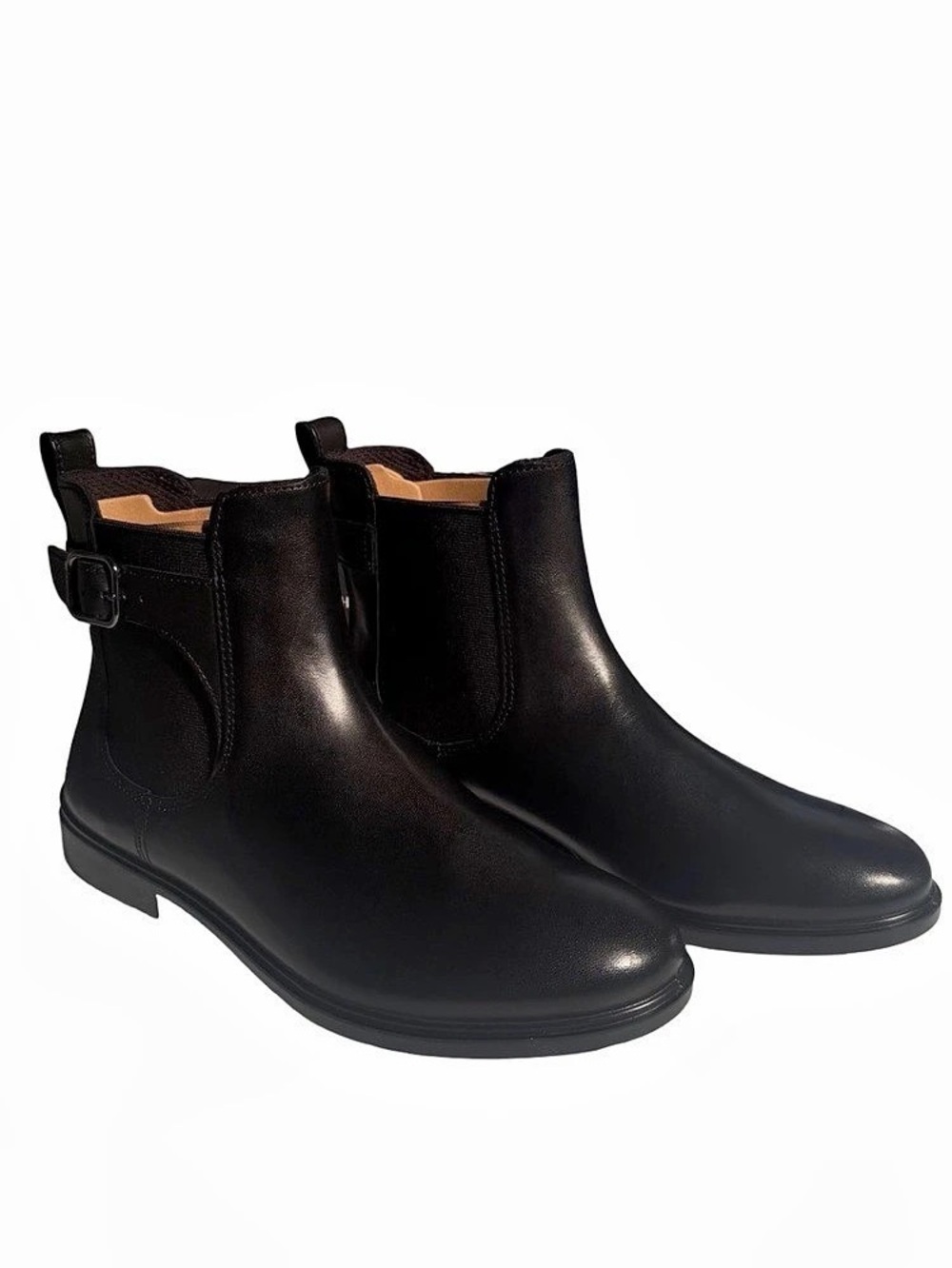 ECCO Dress Classic 15 Women’s Black Leather Chelsea Ankle Boots Size EU 39 / US